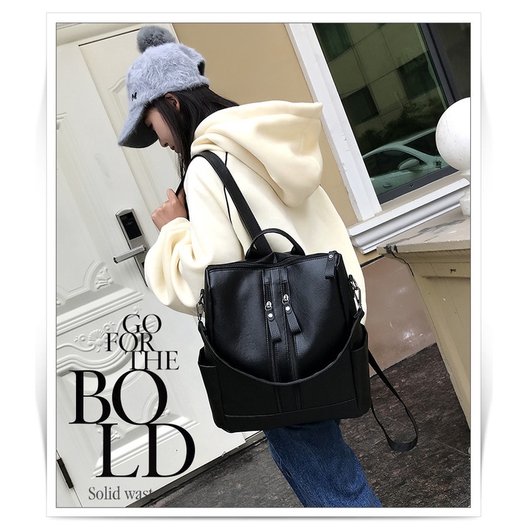 AND / COD / Tas Ransel Wanita Fashion Korea Style Tas Punggung Tas Cewek Import Sling Bag Women Parasut Tas Ransel Wanita Tas Ransel Sekolah Kuliah Tas Ransel Real Pict Tas Ransel Kekinian Tas Ransel Import Motif Polos Tas Punggung Tas Cewek Import T258