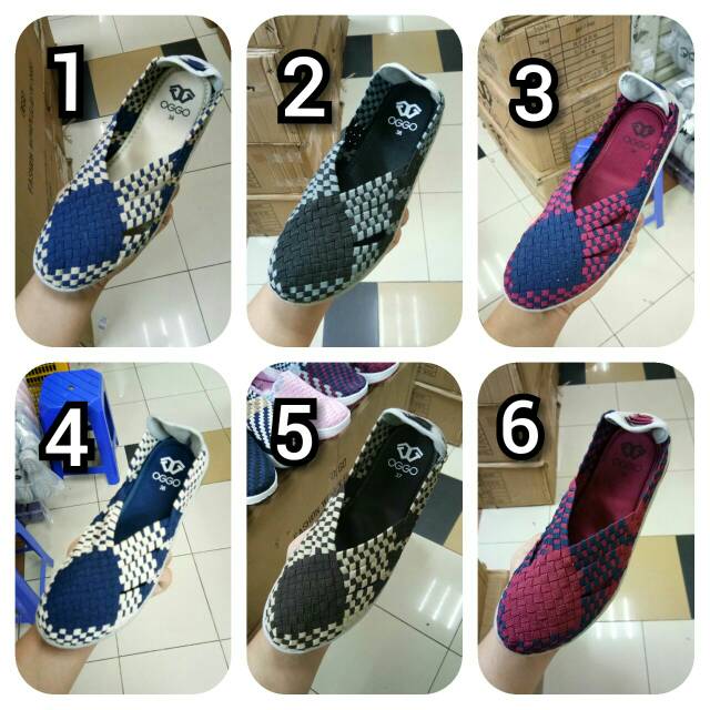 Sepatu Rajut OGGO 915 Flat ORIGINAL