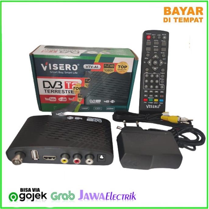 PROMO Set Top Box DVB-T2 VISERO VTV-A1 Receiver Full HD Termurah