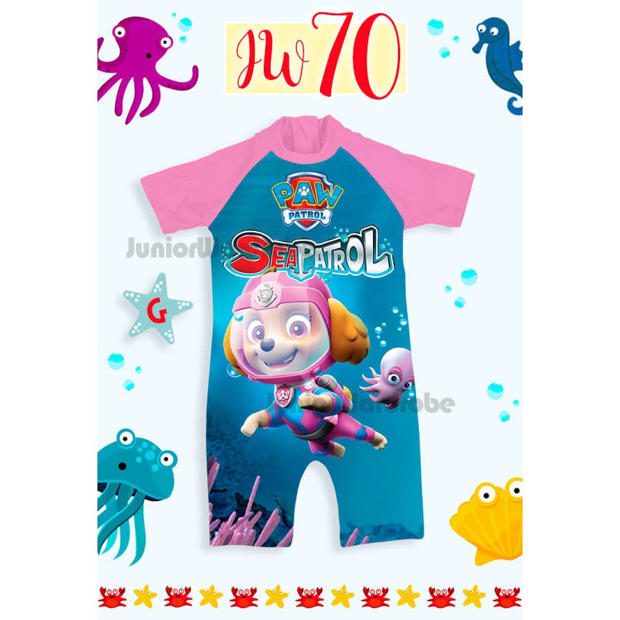 Baju Renang Bayi Laki Perempuan Junior Wardrobe/ Swimsuit Baby JW 70 Import