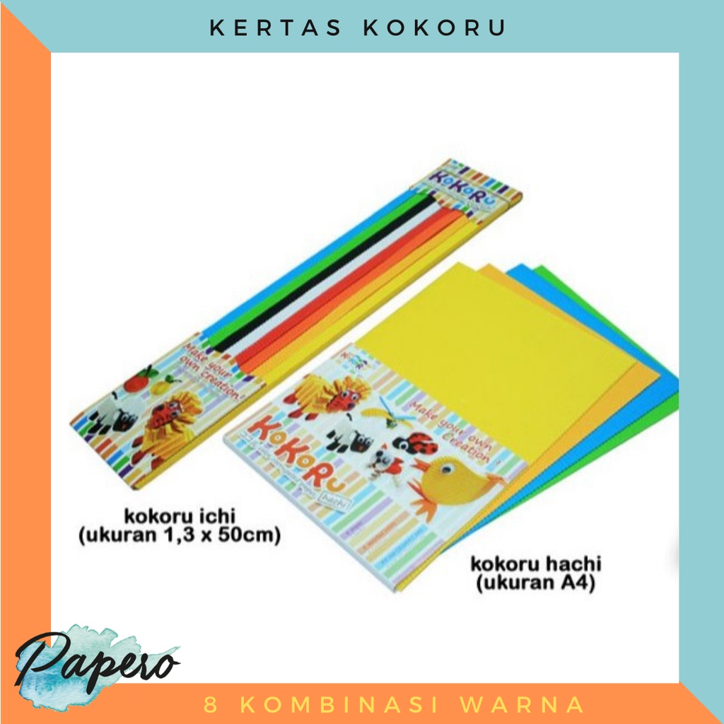 

Kertas Kokoru / Kertas Prakarya / Kertas Bergerigi / DIY