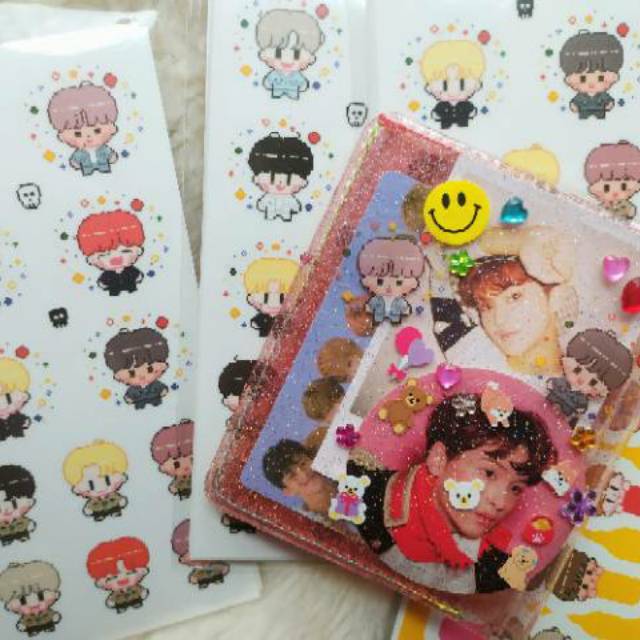 

NCT DREAM FANART STICKER SET KEYRING KEYCHAIN AKRILIK DIARY NOTEBOOK MEMO