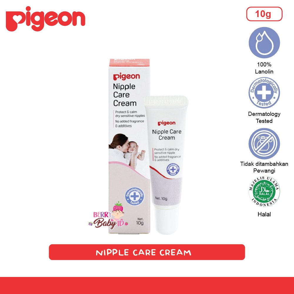 Pigeon Nipple Care Cream Lanolin Krim Puting Ibu Menyusui 10 Gram Berry Mart