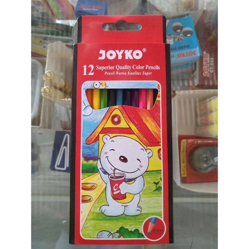 

pensil warna joyco 12 warna panjang