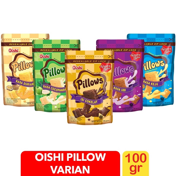 

Oishi Pillows Party 100 gr - cemilan snack