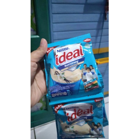 Susu bubuk nestle ideal renceng sachet @20gam