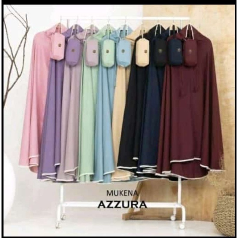 mukena dewasa termurah Mukena Azzura traveling 2in1