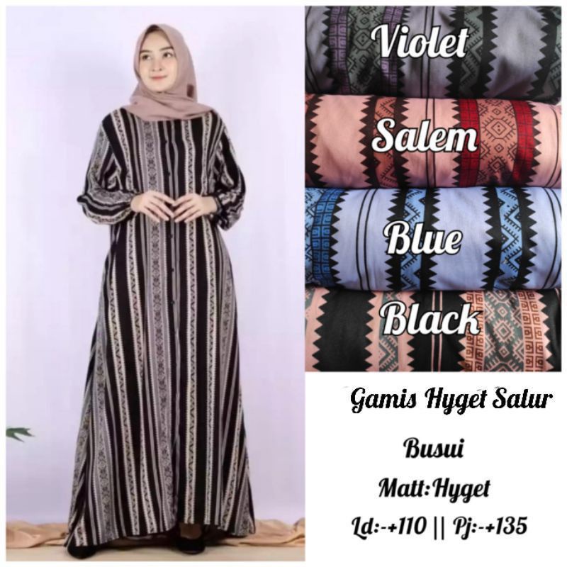 PROMO - Gamis Hyget Muslimah/Baju Ibu-ibu/Baju Remaja/Baju Tidur/Baju Santai