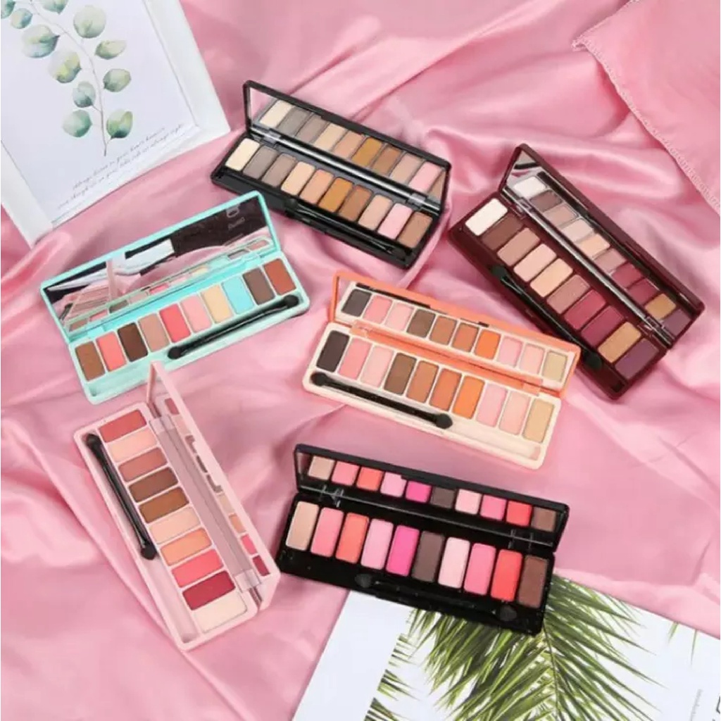 Lameila Eyeshadow Play Color Eyes Pallet Makeup Anti Air dan Tahan Lama