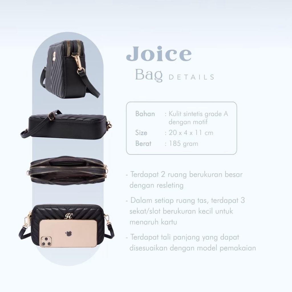 TAS SELEMPANG MINI BAG WANITA JOICE JIMS HONEY