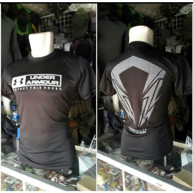 kaos dryfit kaos oblong jersey dryfit sablon underamor lengan pendek