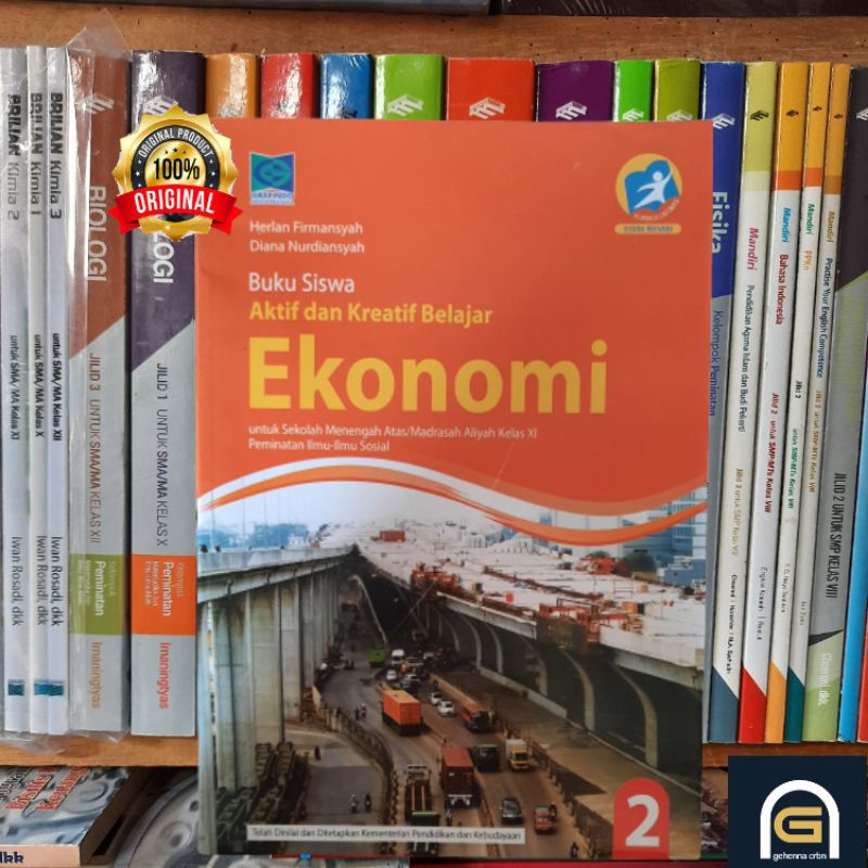 Jual Buku Ekonomi Jilid 2 Untuk SMA/MA Kelas 11 K13N Ed. Revisi Prog ...