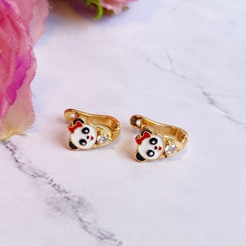 Anting Anak Little Panda Lapis Emas