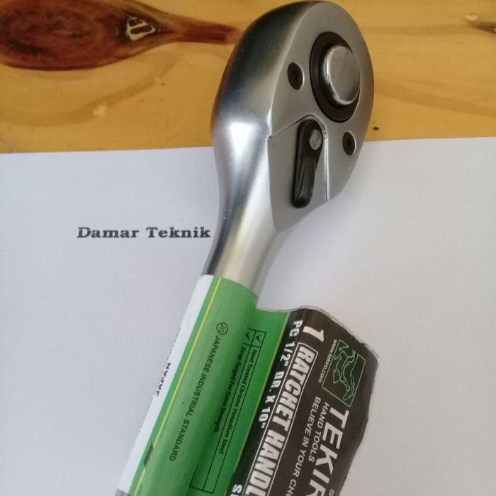 Kunci Shock Terlengkap, Gagang Rachet Tekiro 1/2X10 Rachet Handle Gagang Besi Kunci Sok Tekiro