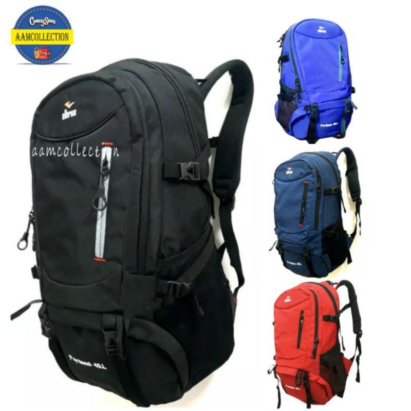tas ransel outdor 40 l tas ransel haiking elbrus pria tas mudik pria tas gunung 40 l free raincover