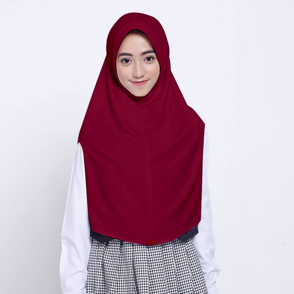 Kerudung Anak / Kerudung Sekolah ZOYA / Bergo / Hijab Instan Small - CEMERLANGMINI