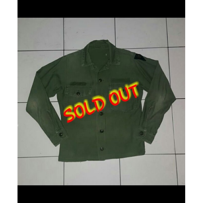 Kemeja OG 107 Issue Us Army Tempur Condition