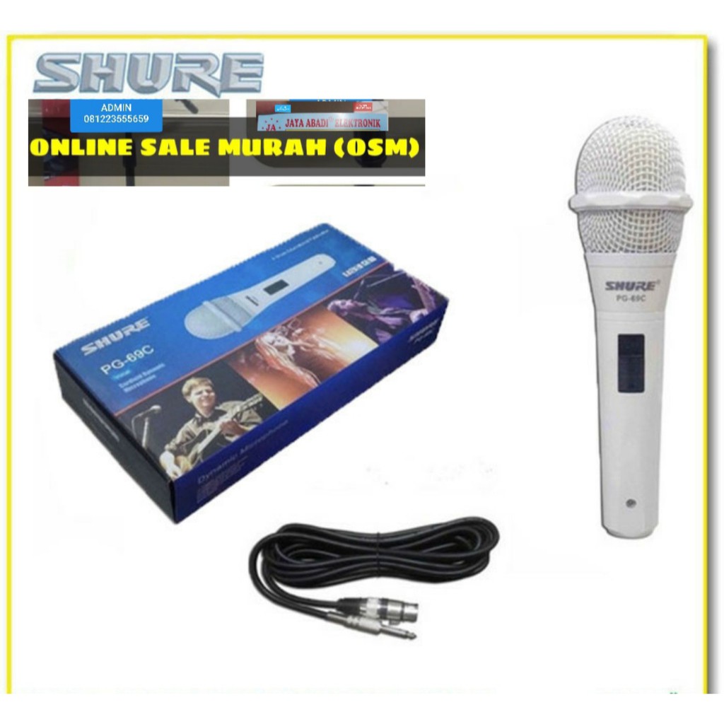 G29 SHURE WHITE MIC KABEL KARAOKE LEGENDARY DYNAMIC MIKROPON MIK MICROPHONE PUTIH CARDIOID MIKROPHONE MEETING METING CABLE VOKAL ARTIS VOCAL AUDIO SOUND SISTEM PROFESIONAL PRO PENGERAS SUARA HIFI METAL FULL BESI SUARA SENSITIF MC PIDATO SEMINAR CERAMAH