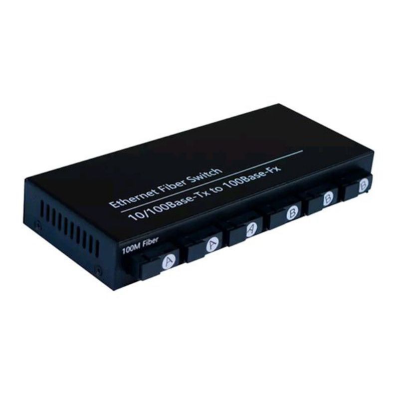 Media Converter Netlink 6 Port FO Switch Fiber Optic 6 Port 10 100 Mbps 2 Port Lan 6 Port HTB 3100