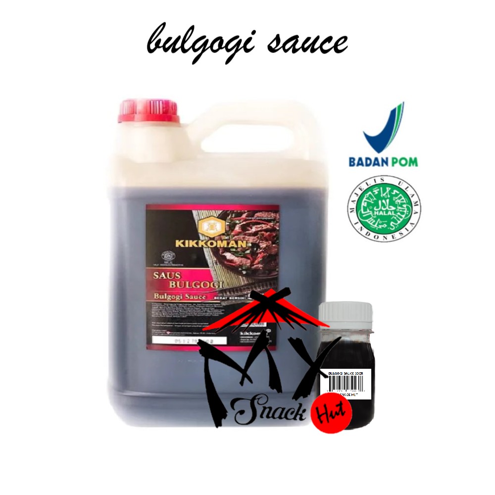 BULGOGI SAUCE 50GR - SAUS SAOS KOREA - KOREAN BEEF BBQ BARBECUE PANGGANG BAKAR KOREA BULGOGI HALAL MUI