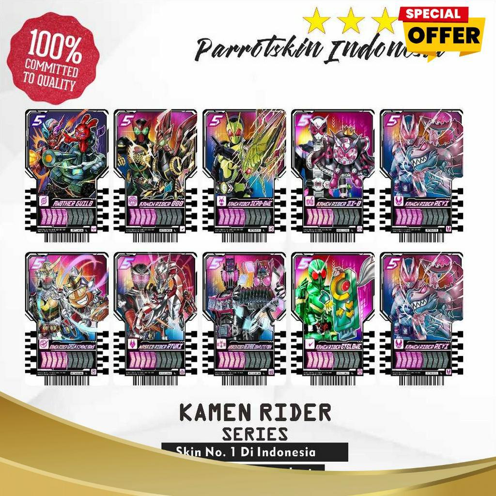 

PROMO Skin Card Kamen Rider series Emoney Flazz krl atm dll bisa custom
