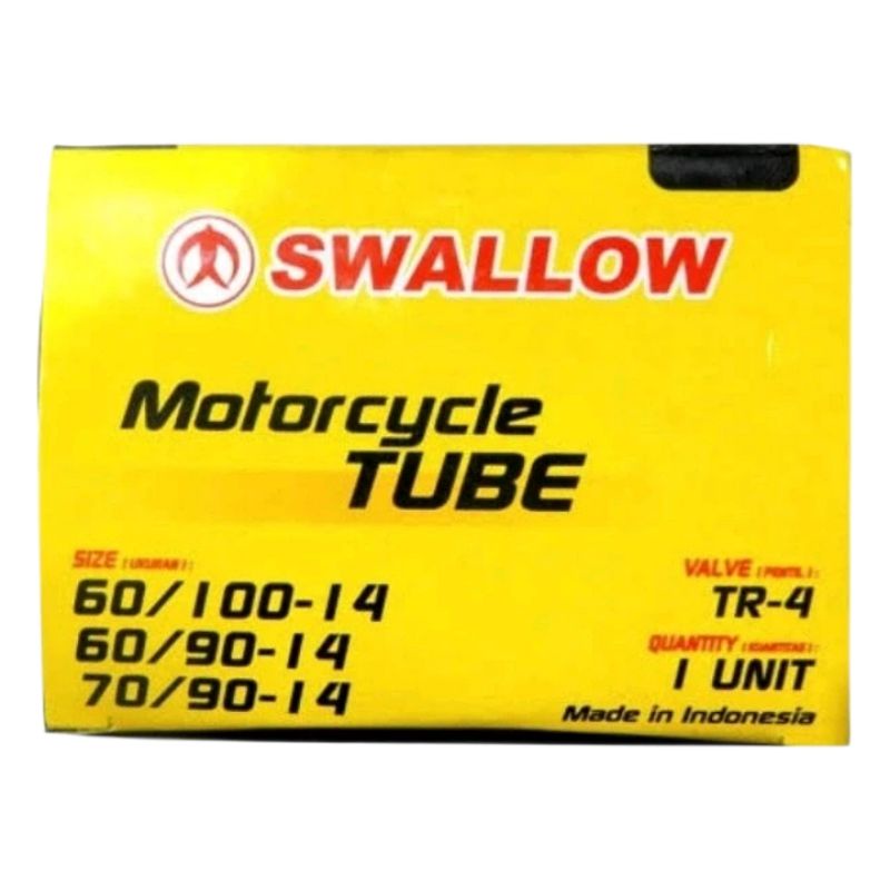 BAN DALAM MATIC SWALLOW UKURAN (60/100-14) (60/90-14) (70/90-14) ,PRODUK DI JAMIN ASLI