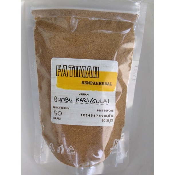 

Bumbu Kari/Gulai Khas Padang