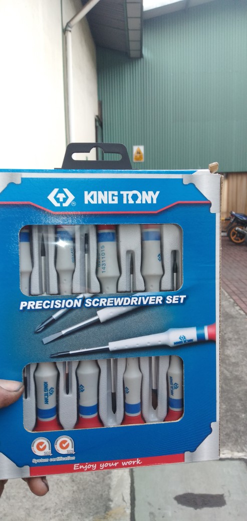 Obeng Presisi 8pc Head Precision 40mml King Tony 032108mr Obeng Hp