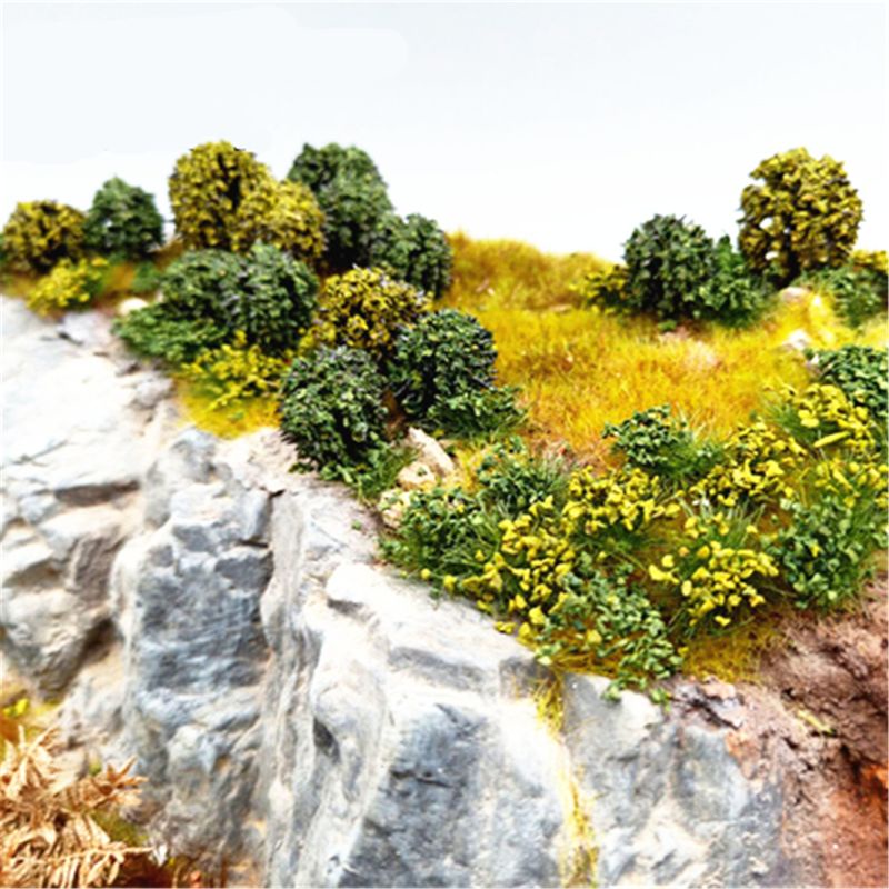 Mary Semak DIY Miniatur Landscape Bahan Konstruksi Cluster Model Militer