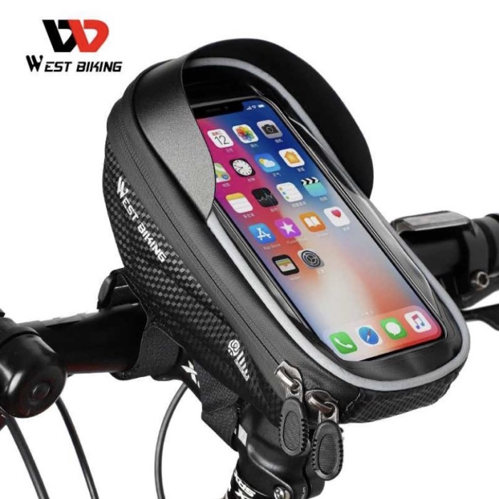 Tas Sepeda WEST BIKING Waterproof Smartphone 6,5 inch