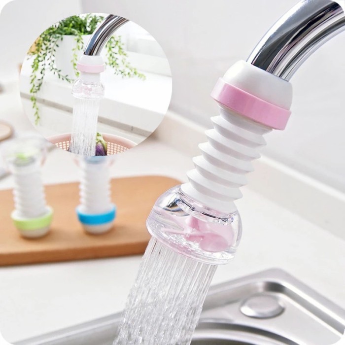 Sambungan Kran Keran Air Faucet Fleksibel - Sambungan Kkeran Air Plastik Shower Head - Keran Air