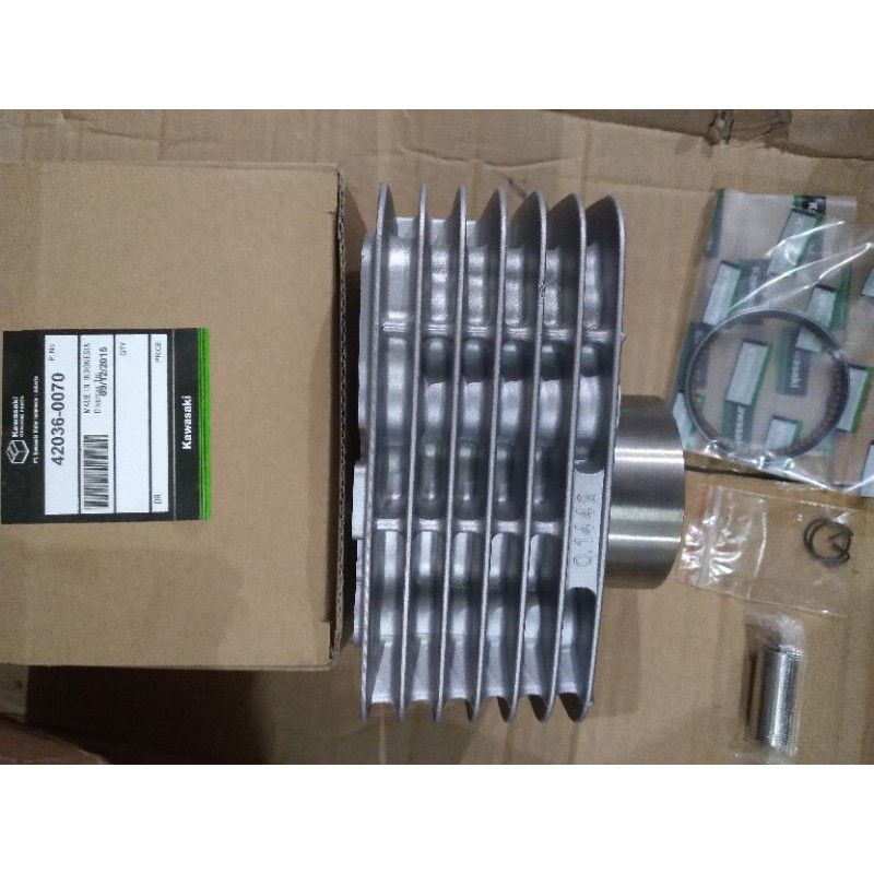 Blok Seher komplit isi piston kit Kawasaki blok KLX 150/DTracker 150