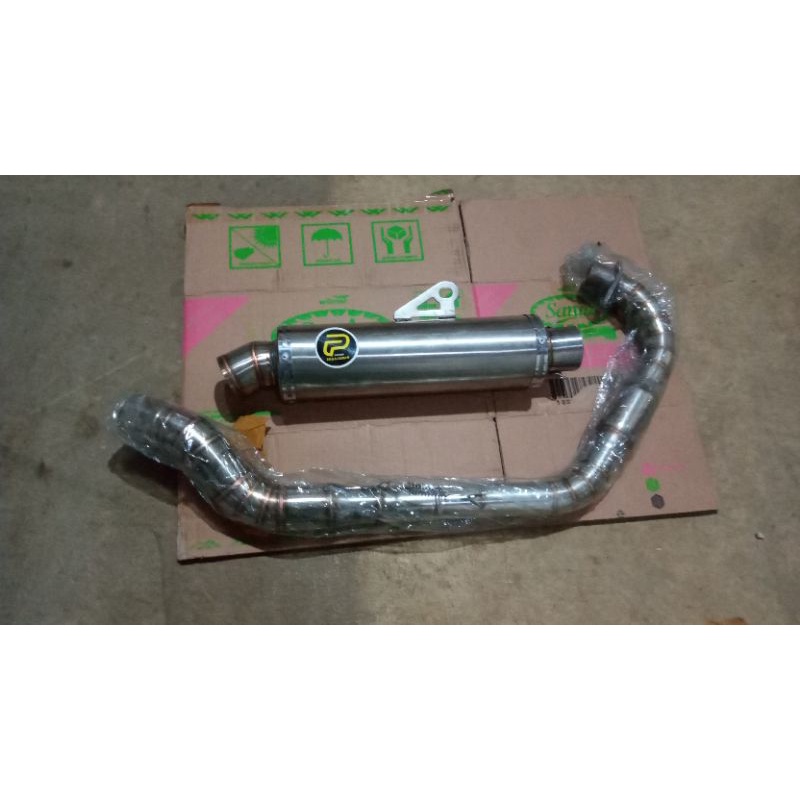 KNALPOT RACING PEKAJAMAN LEHER BOOM PNP TIGER MP GL SCORPIO