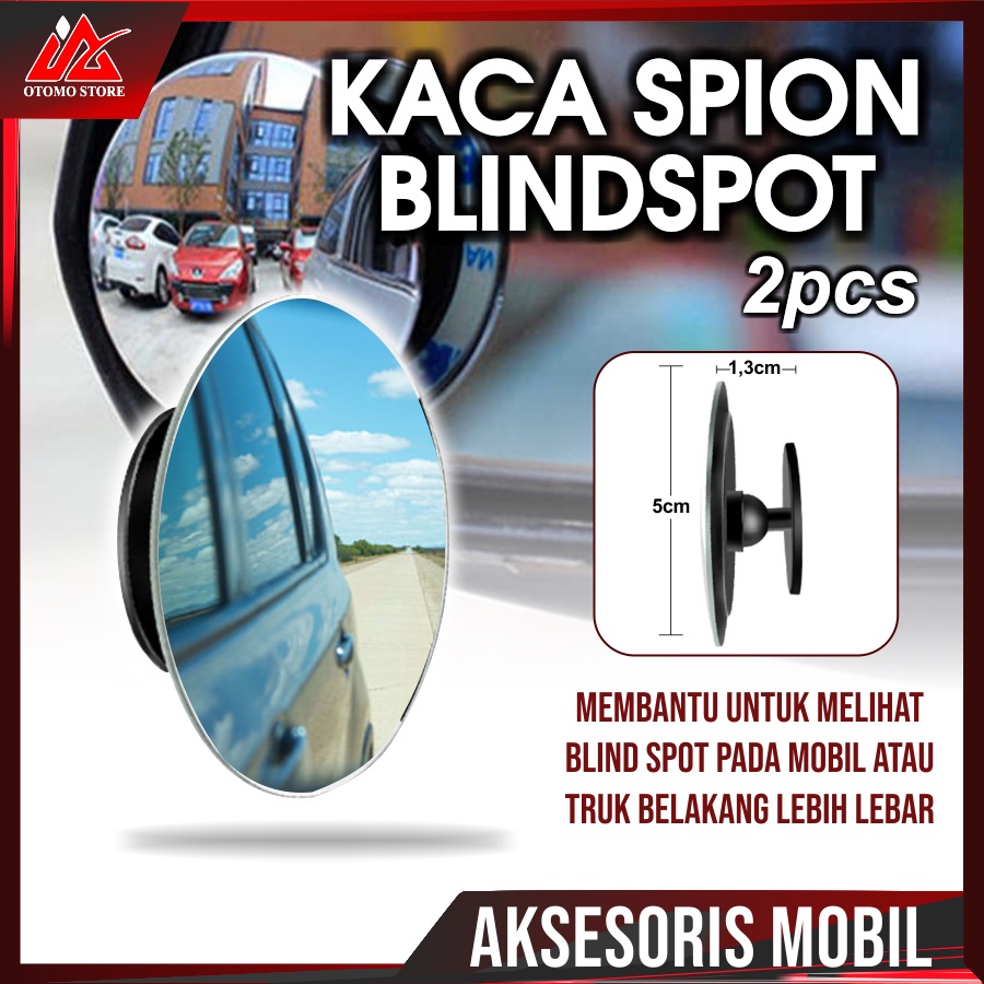 SPION BLINDSPOT Kaca Spion Kecil Mini Cembung Wide Angle Blind Spot Car Mirrors