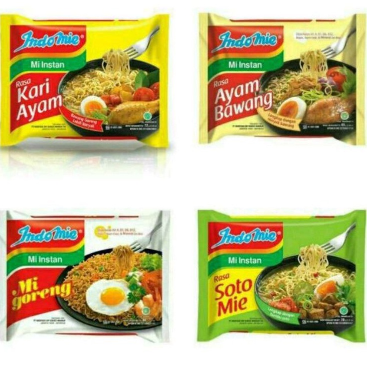 

Indomie dengan Varian rasa