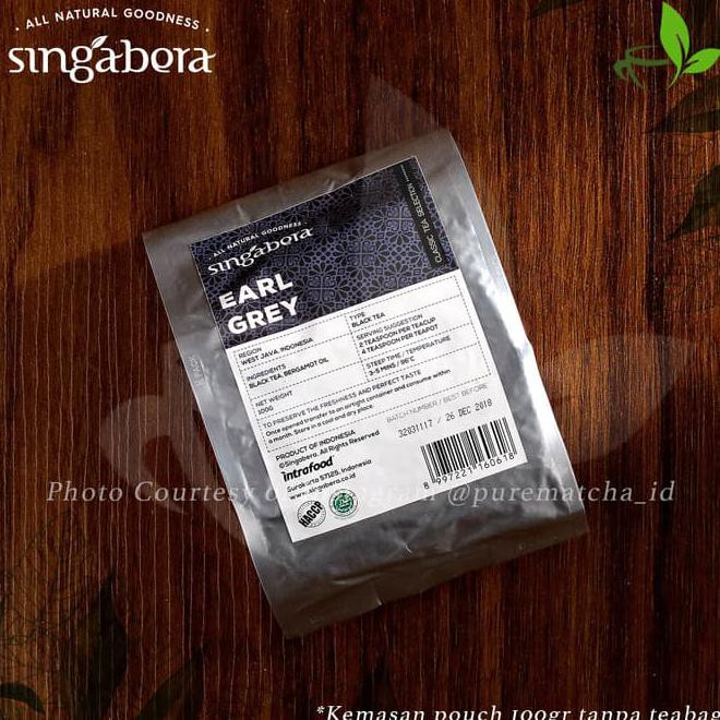 

Z64O SINGABERA TEH PREMIUM INDONESIA - SINGABERA EARL GREY TEA 100 GR 4O97