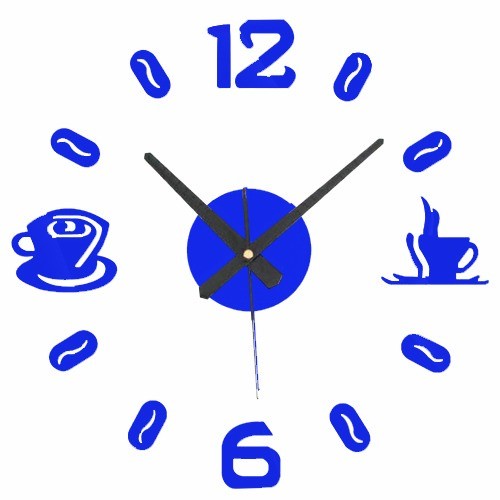 Jam Dinding Tempel Besar DIY Analog 3D Giant Modern Clock - SC