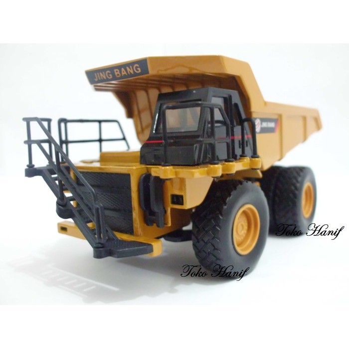 Diecast Miniatur Replika Dump Truck (Truck Pengangkut Batu Bara)