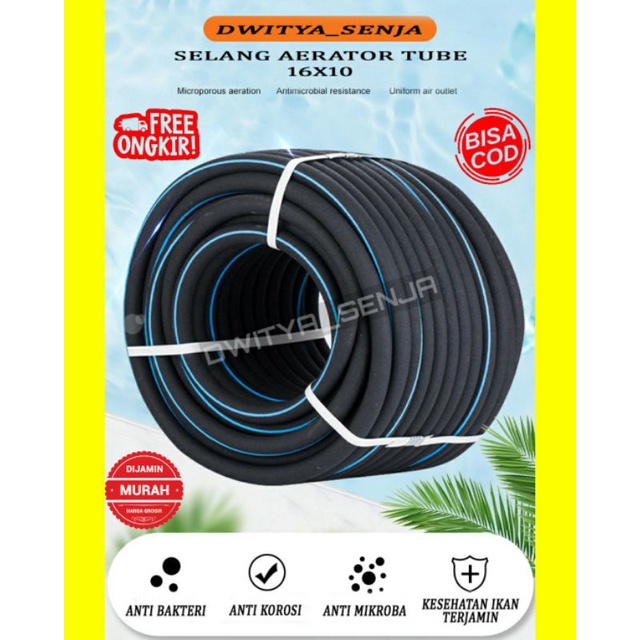 SELANG UNIRING, SELANG AERATOR 16x10mm, SELANG AERASI