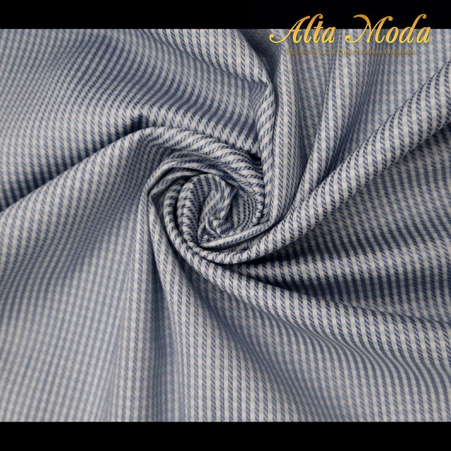 

Alta Moda Katun Shirting Motif Garis Stripe Classic Blue Sky (1M)