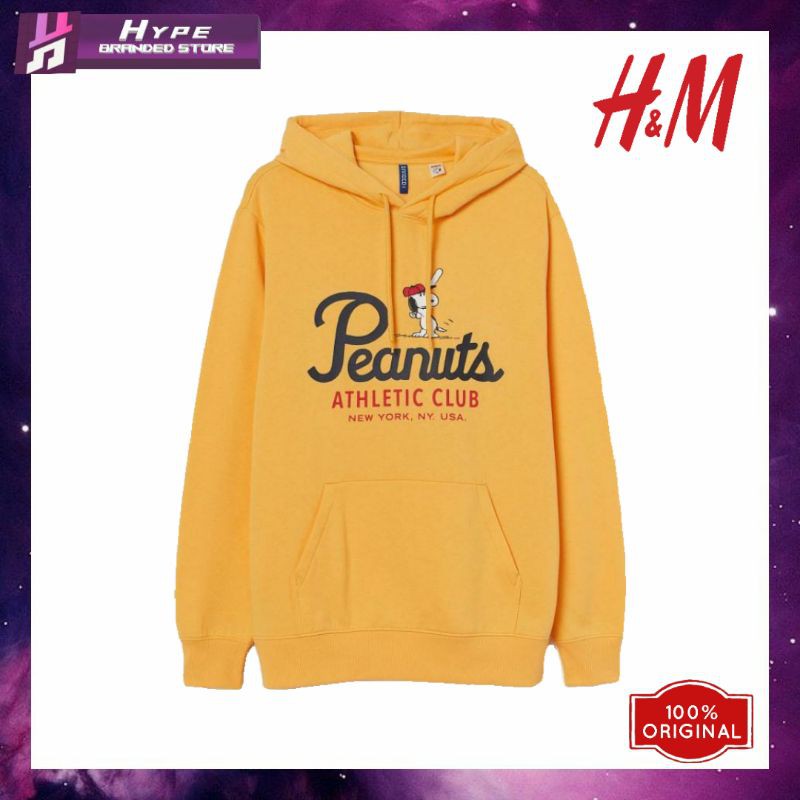 H&M Hoodie Peanuts Branded Original Sisa Export