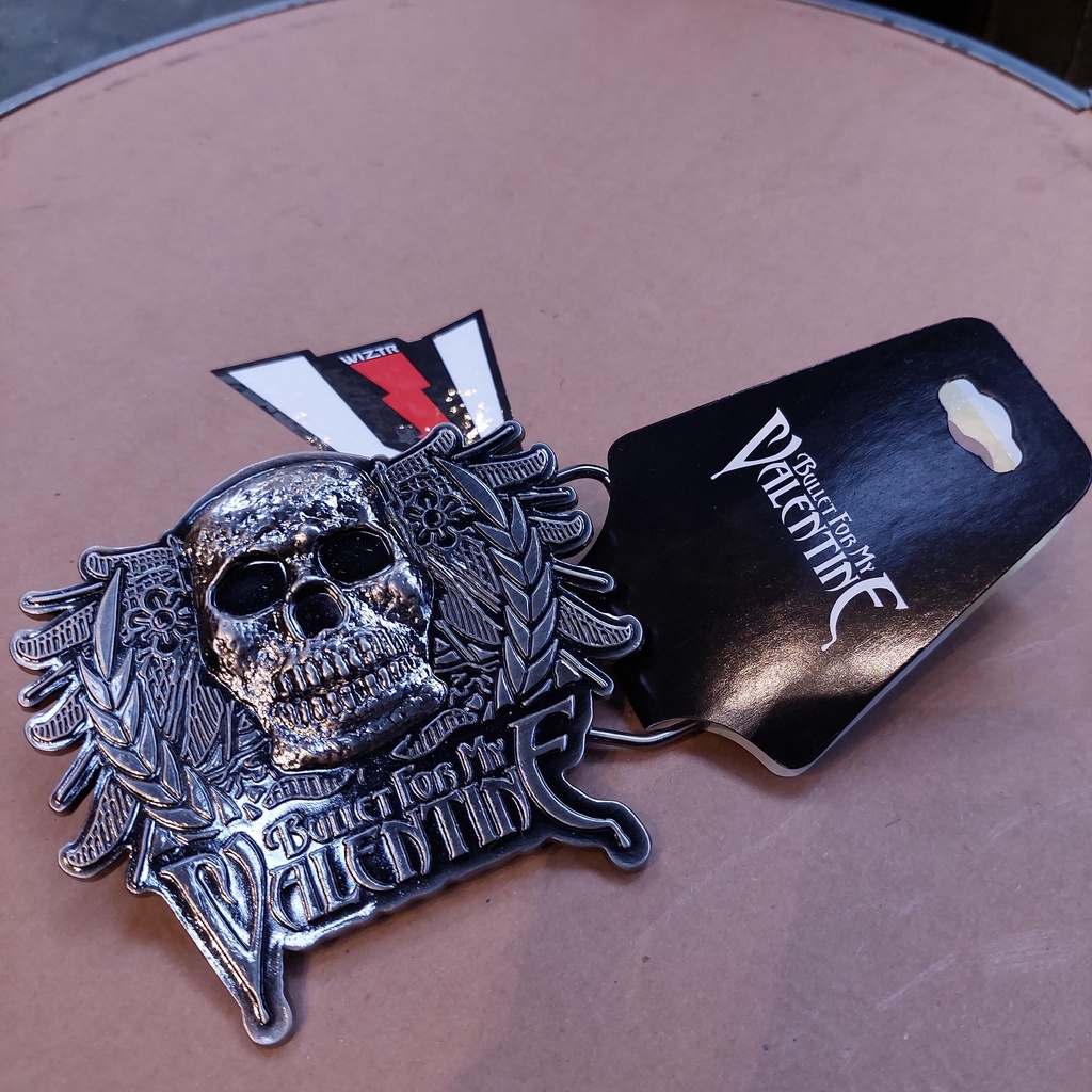 Buckle Official BULLET FOR MY VALENTINE - SKULL CREST Original
