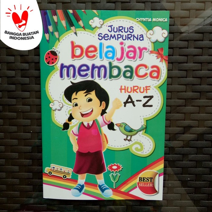 Buku Anak TK PAUD - Belajar Membaca Huruf A-Z Buku Pelajaran Anak