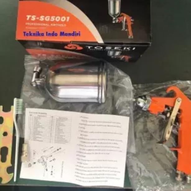 

Toseki Spray Gun F-75 400 Cc Tabung Atas Alat Penyemprot Cat