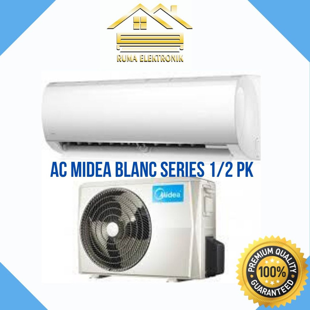 Ac Midea 1 2 Pk Blanc Series Msbc 05crn1 Indonesia