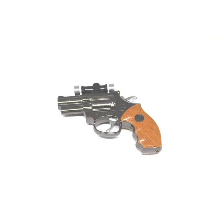 Hot Sale! KOREK API GAS PISTOL REV0LVER 1613 LASER SENTER MANCIS LAS LIGHTER