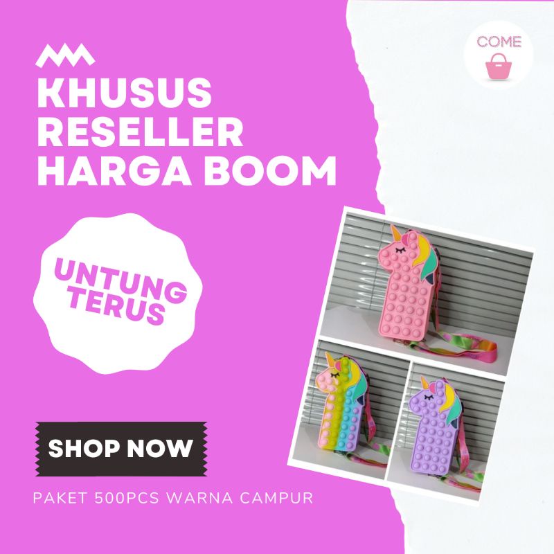 RESELLER HARGA MURAH TAS UNICORN KUDA DIJAMIN UNTUNG