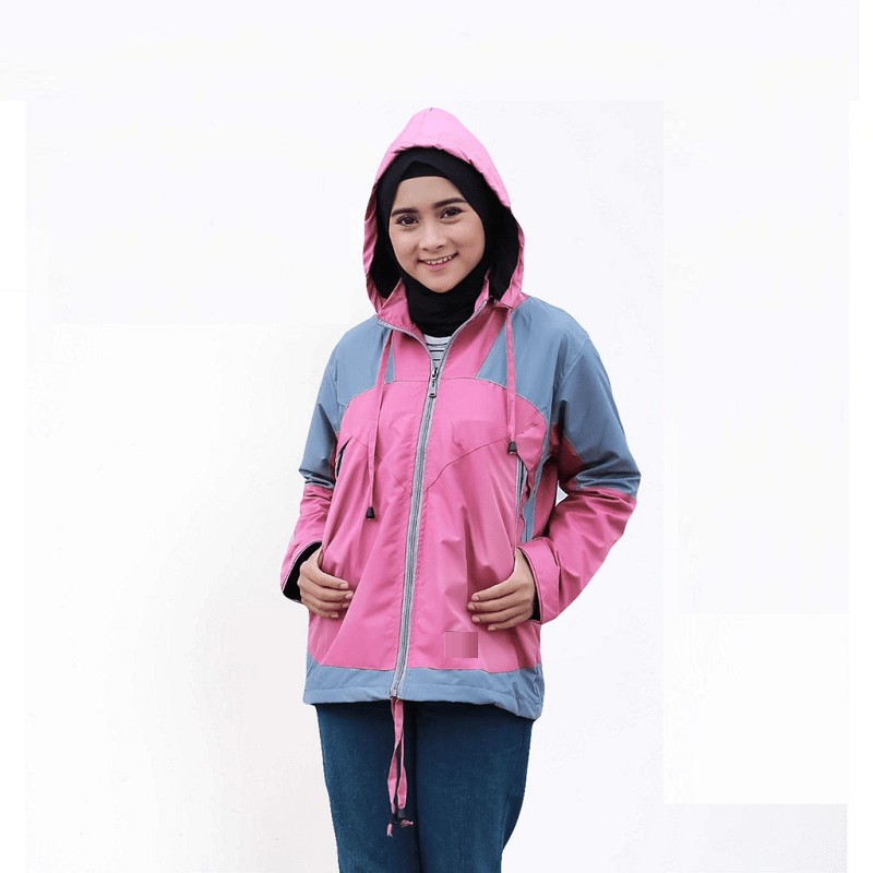 JAKET OUTDOOR WANITA WATERPROOF / Jaket TNF Gunung Wanita / JaketWanita Adventure Waterproof cewek