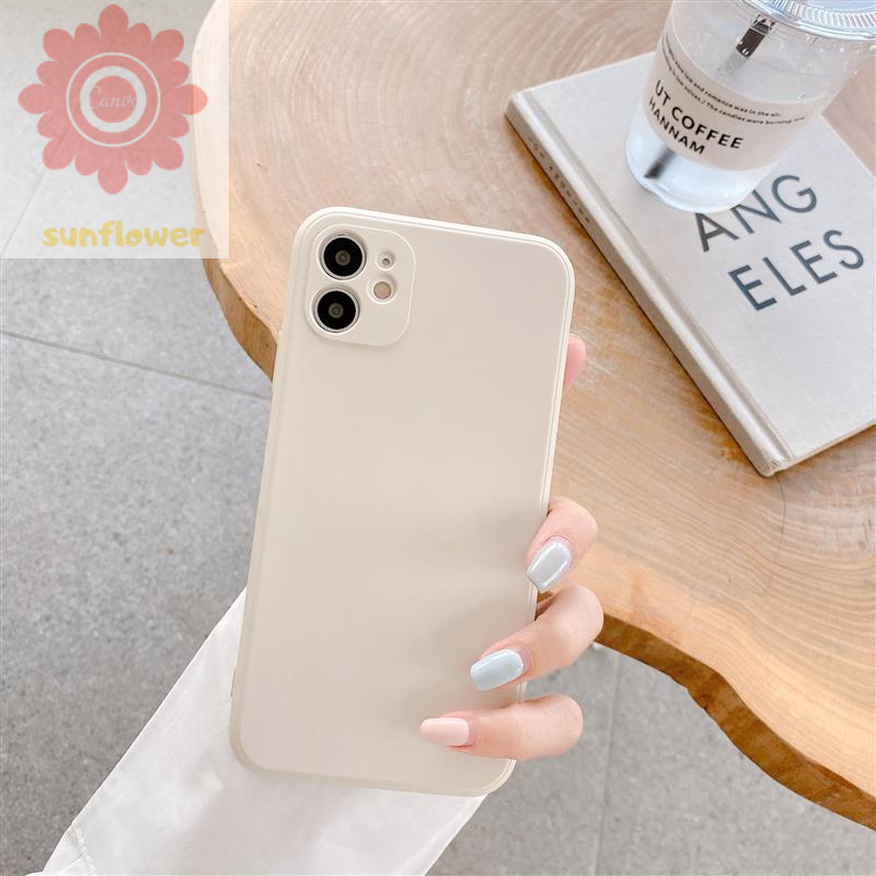 Soft Case Silikon Tpu Motif Straight Cube Untuk Iphone 11 / 7 / 8 / 6 / 6s Plus / X / Xr / Xs Max / Se / 12 / 11promax / 12mini