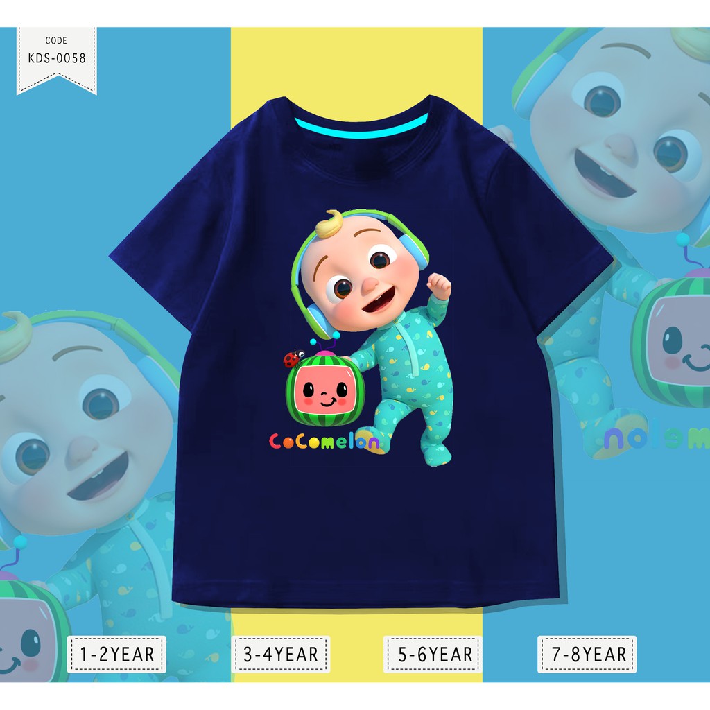 BAJU ANAK-ANAK COCO MELON BABY KIDS / BAHAN COMBED 24S PREMIUM / ADEM DAN HALUS